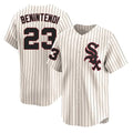 tocy C.White Sox #23 Andrew Benintendi Player Cream Cooperstown Collection Limited Home Stitched Jerseys