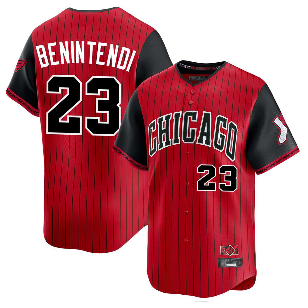 tocy C.White Sox #23 Andrew Benintendi Player Red City Connect Limited Home Stitched Jerseys