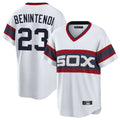 tocy C.White Sox #23 Andrew Benintendi Player White T-shirt Home Game Stitched Jerseys