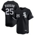 tocy C.White Sox #25 Andrew Vaughn Player Black Limited Home Stitched Jerseys