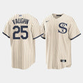 tocy C.White Sox #25 Andrew Vaughn Player Cream Field of Dreams Home Game Stitched Jerseys