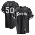 tocy C.White Sox #50 Lenyn Sosa Player Black City Connect Home Game Stitched Jerseys
