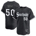 tocy C.White Sox #50 Lenyn Sosa Player Black City Connect Limited Home Stitched Jerseys