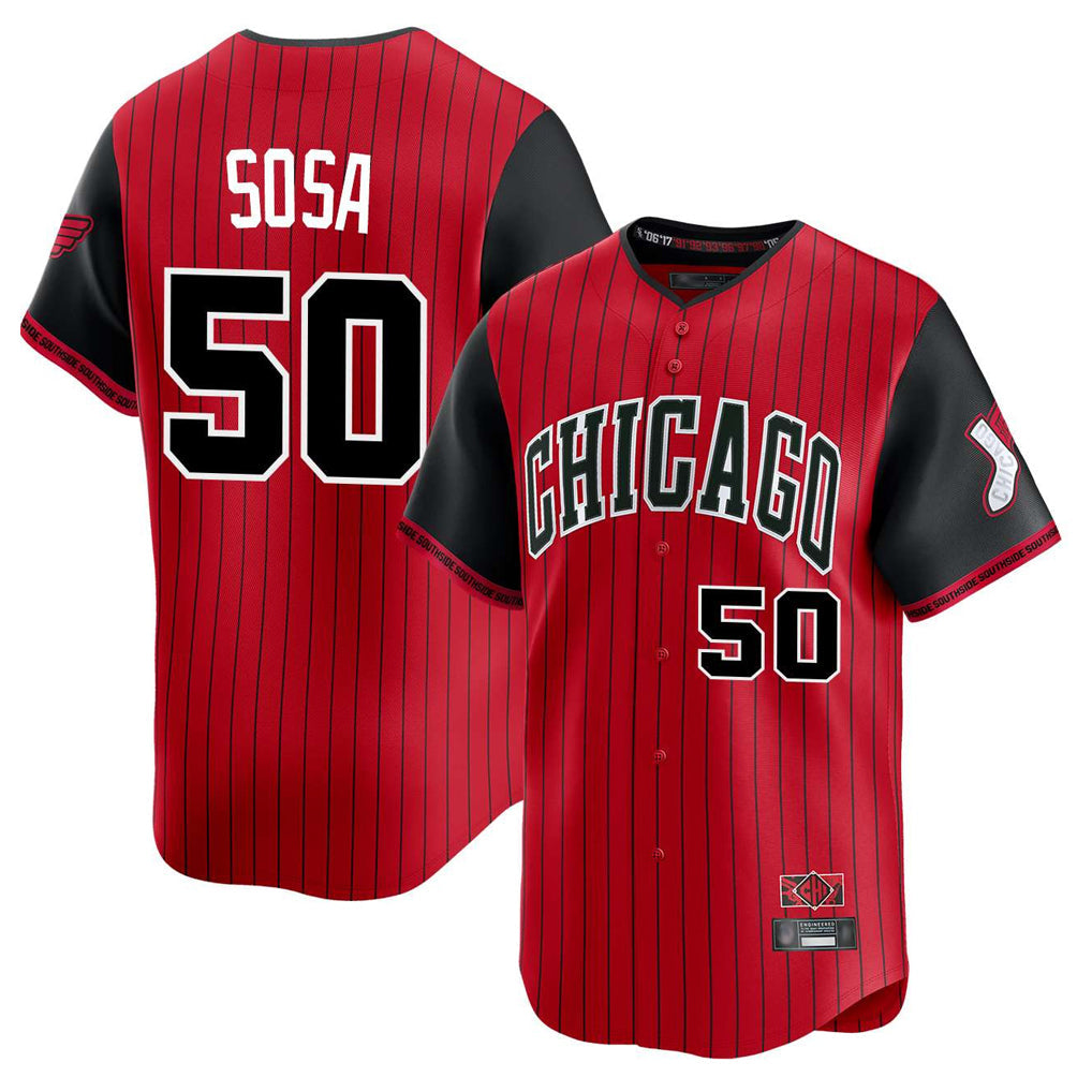 tocy C.White Sox #50 Lenyn Sosa Player Red City Connect Limited Home Stitched Jerseys