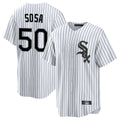 tocy C.White Sox #50 Lenyn Sosa Player White Stripe Home Game Stitched Jerseys