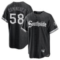 tocy C.White Sox #58 Seranthony Dom¡§anguez Player Black City Connect Home Game Stitched Jerseys