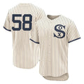 tocy C.White Sox #58 Seranthony Dom¡§anguez Player Cream Field of Dreams Limited Elite Home Stitched Jerseys