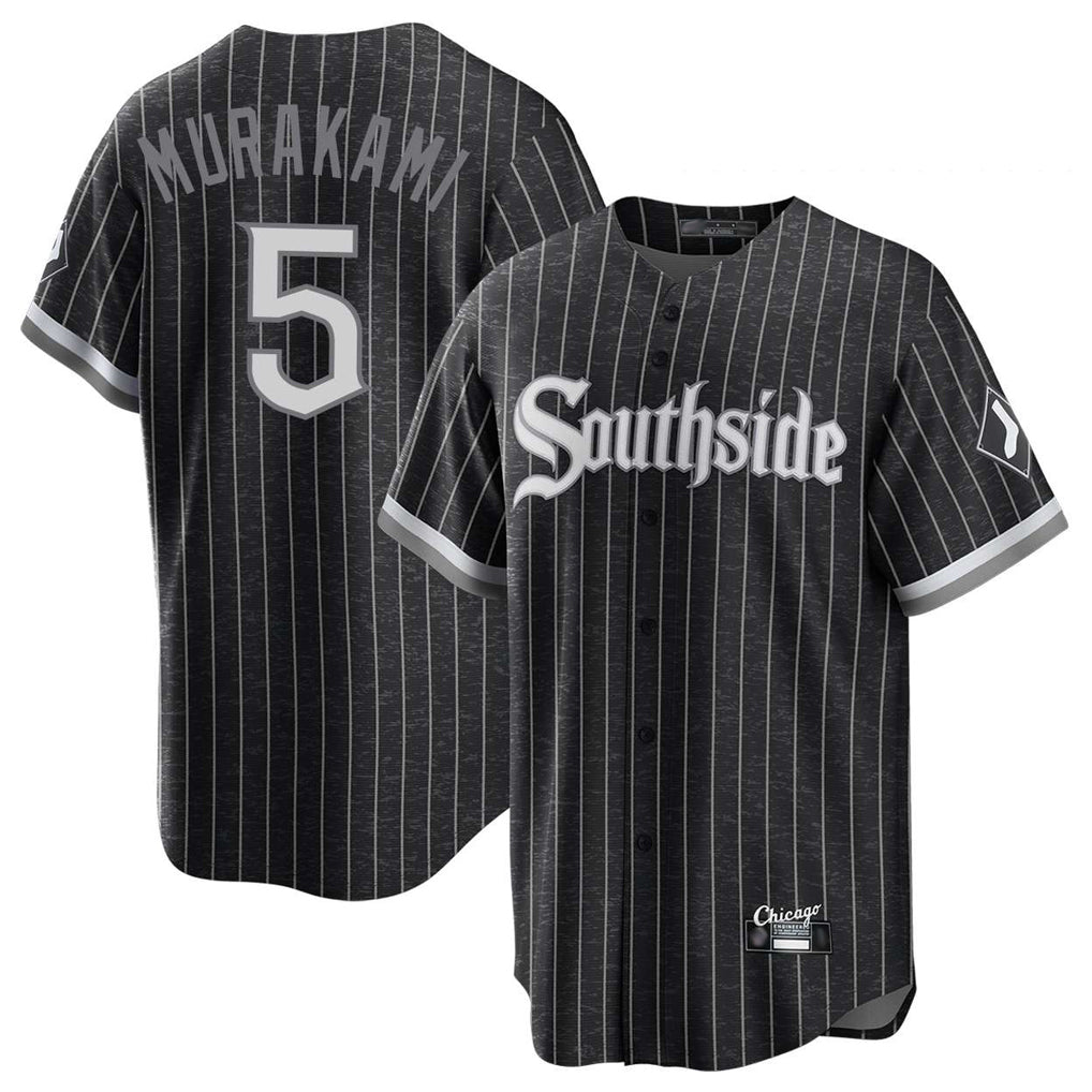 tocy C.White Sox #5 Munetaka Murakami Player Black City Connect Home Game Stitched Jerseys