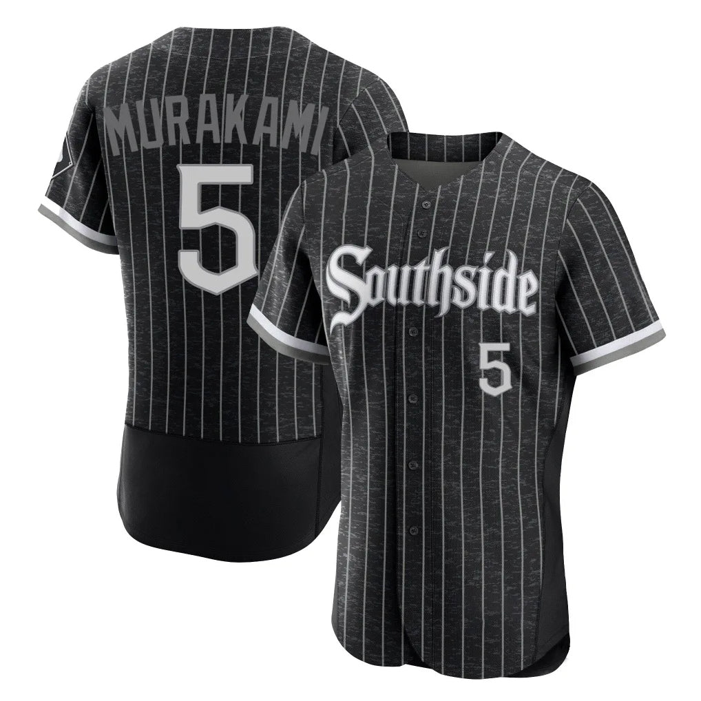 tocy C.White Sox #5 Munetaka Murakami Player Black City Connect Limited Elite Home Stitched Jerseys