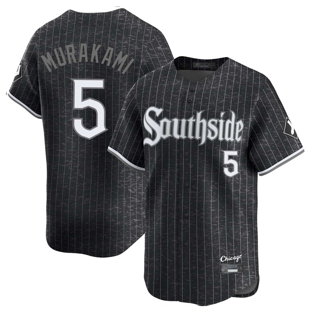 tocy C.White Sox #5 Munetaka Murakami Player Black City Connect Limited Home Stitched Jerseys