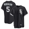 tocy C.White Sox #5 Munetaka Murakami Player Black Home Game Stitched Jerseys