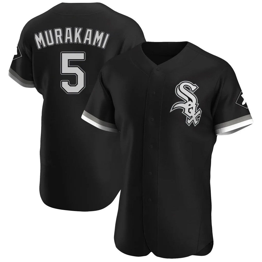 tocy C.White Sox #5 Munetaka Murakami Player Black Limited Elite Home Stitched Jerseys