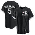 tocy C.White Sox #5 Munetaka Murakami Player Black Spring Training Game Stitched Jerseys