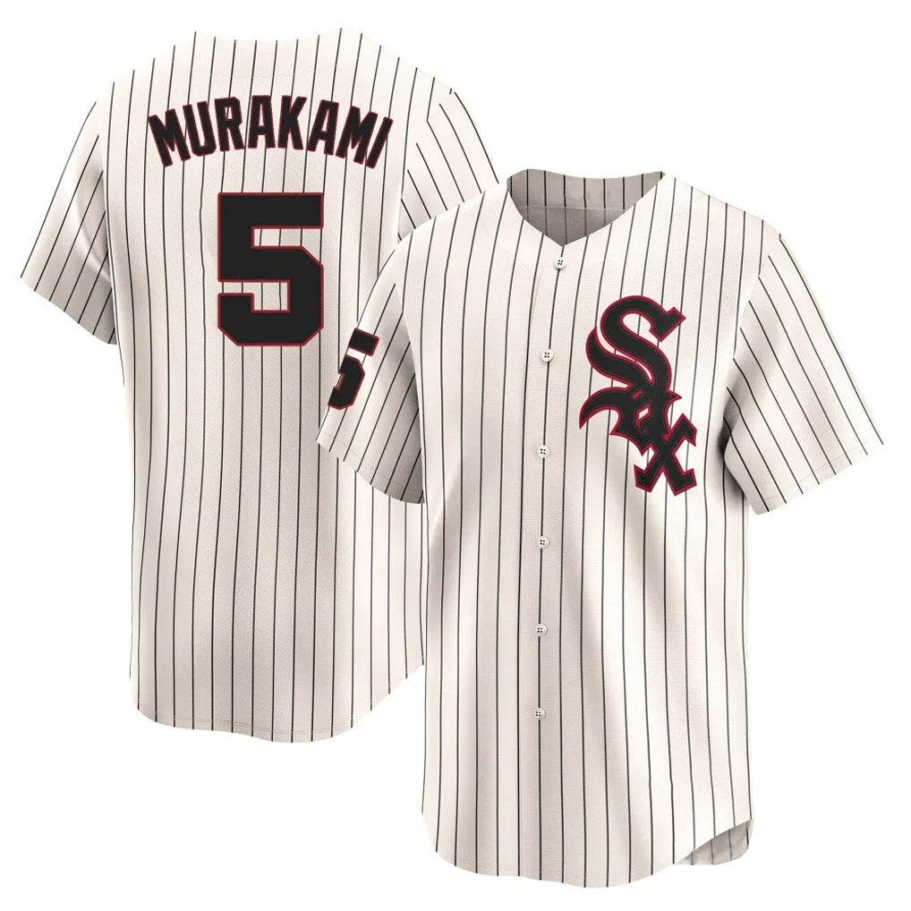 tocy C.White Sox #5 Munetaka Murakami Player Cream Cooperstown Collection Limited Home Stitched Jerseys