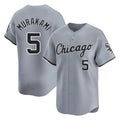 tocy C.White Sox #5 Munetaka Murakami Player Gray Road Limited Home Stitched Jerseys