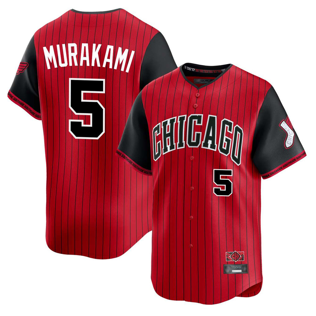 tocy C.White Sox #5 Munetaka Murakami Player Red City Connect Limited Home Stitched Jerseys