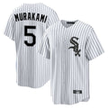 tocy C.White Sox #5 Munetaka Murakami Player White Stripe Home Game Stitched Jerseys