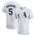 tocy C.White Sox #5 Munetaka Murakami Player White Stripe Limited Elite Home Stitched Jerseys