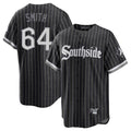 tocy C.White Sox #64 Shane Smith Player Black City Connect Home Game Stitched Jerseys