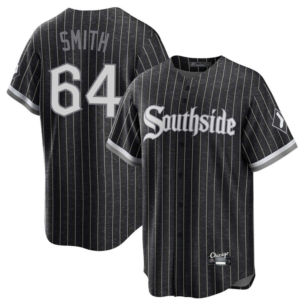 tocy C.White Sox #64 Shane Smith Player Black City Connect Home Game Stitched Jerseys