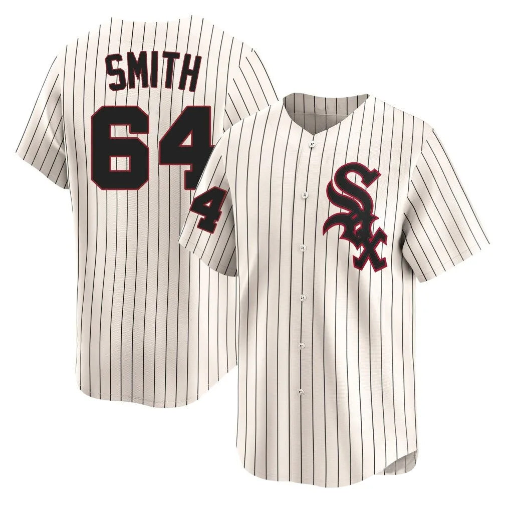 tocy C.White Sox #64 Shane Smith Player Cream Cooperstown Collection Limited Home Stitched Jerseys