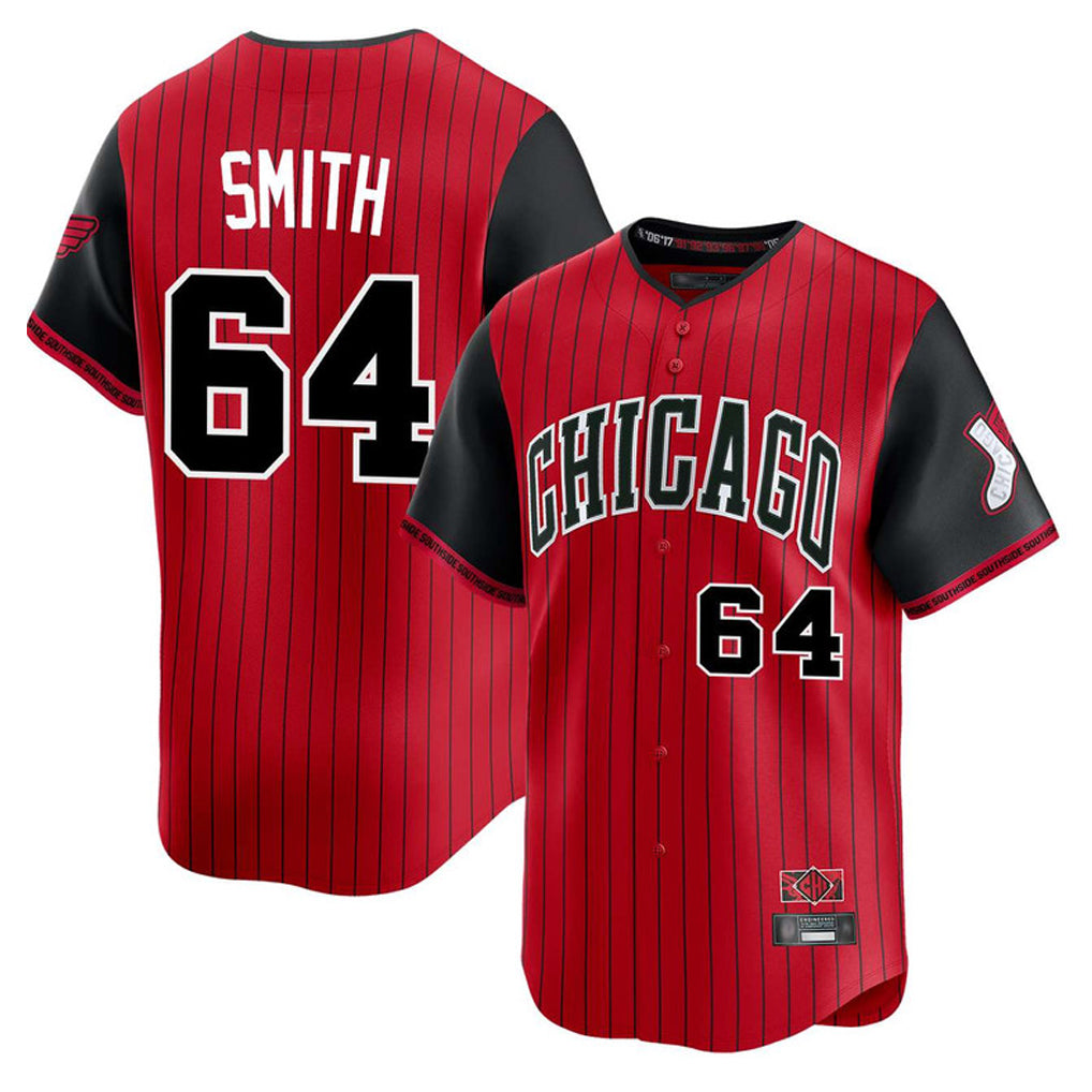 tocy C.White Sox #64 Shane Smith Player Red City Connect Limited Home Stitched Jerseys