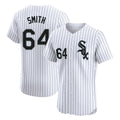tocy C.White Sox #64 Shane Smith Player White Stripe Limited Elite Home Stitched Jerseys