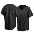 tocy C.White Sox #72 Carlton Fisk Player Black T-shirt Home Game Stitched Jerseys