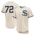 tocy C.White Sox #72 Carlton Fisk Player Cream Field of Dreams Limited Elite Home Stitched Jerseys