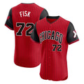 tocy C.White Sox #72 Carlton Fisk Player Red City Connect Limited Elite Home Stitched Jerseys