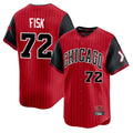 tocy C.White Sox #72 Carlton Fisk Player Red City Connect Limited Home Stitched Jerseys