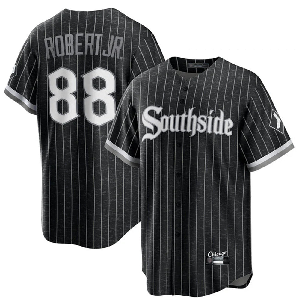 tocy C.White Sox #88 Luis Robert Jr Player Black City Connect Home Game Stitched Jerseys