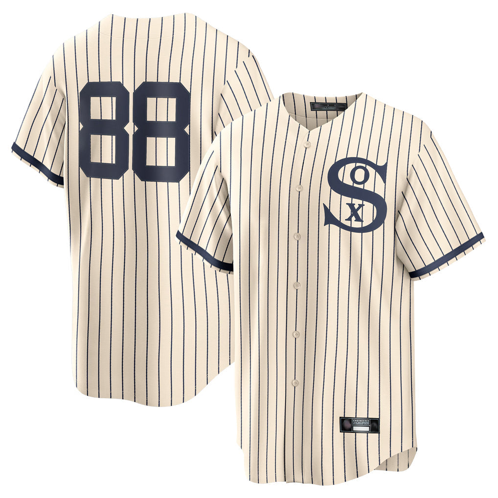 tocy C.White Sox #88 Luis Robert Jr Player Cream Field of Dreams Home Game Stitched Jerseys