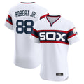 tocy C.White Sox #88 Luis Robert Jr Player White T-shirt Limited Elite Home Stitched Jerseys