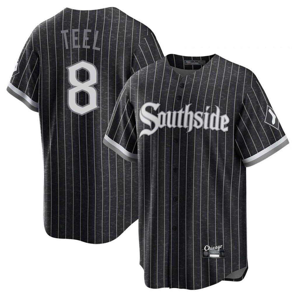 tocy C.White Sox #8 Kyle Teel Player Black City Connect Home Game Stitched Jerseys