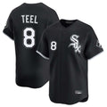 tocy C.White Sox #8 Kyle Teel Player Black Limited Home Stitched Jerseys