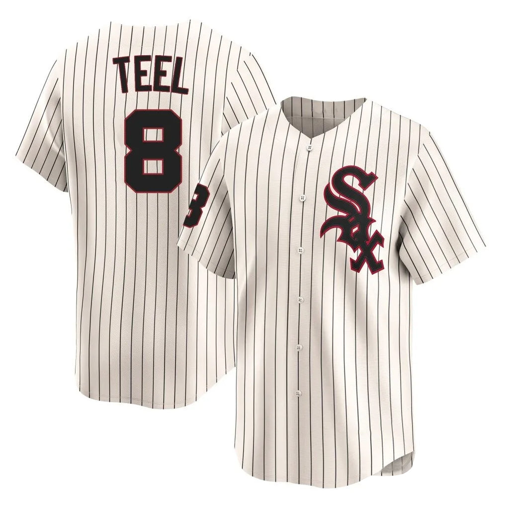tocy C.White Sox #8 Kyle Teel Player Cream Cooperstown Collection Limited Home Stitched Jerseys