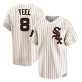tocy C.White Sox #8 Kyle Teel Player Cream Cooperstown Collection Limited Home Stitched Jerseys