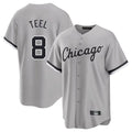 tocy C.White Sox #8 Kyle Teel Player Gray Home Game Stitched Jerseys