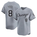 tocy C.White Sox #8 Kyle Teel Player Gray Road Limited Home Stitched Jerseys