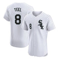 tocy C.White Sox #8 Kyle Teel Player White Stripe Limited Elite Home Stitched Jerseys