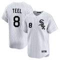 tocy C.White Sox #8 Kyle Teel Player White Stripe Limited Home Stitched Jerseys