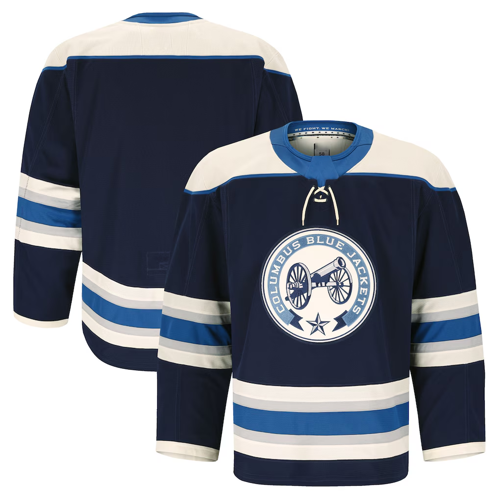 Tocy CB.Jackets Navy Alternate Authentic Pro Jersey