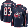 Tocy CB.Jackets #83 Conor Garland Navy Home Breakaway Jersey