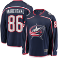 Tocy CB.Jackets #86 Kirill Marchenko Navy Home Breakaway Jersey