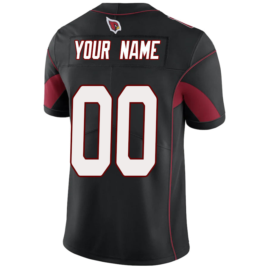 tocy Custom A.Cardinal Black Vapor Limited Elite Stitched Jerseys
