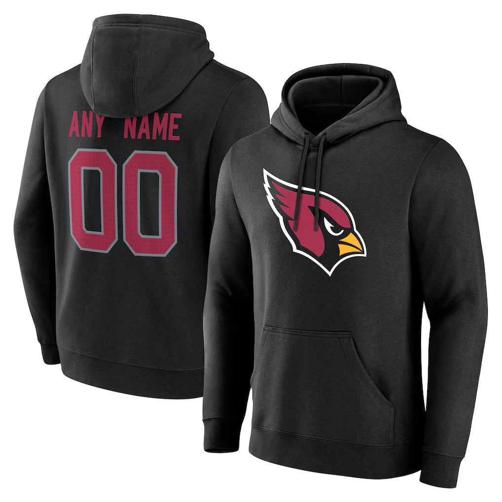 tocy Custom A.Cardinals Black Salute to Service Pullover Hoodies Any Name & Numbers Stitched Jerseys