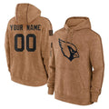 tocy Custom A.Cardinals Brown Salute To Service Limited Hoodies Any Name & Numbers Stitched Jerseys