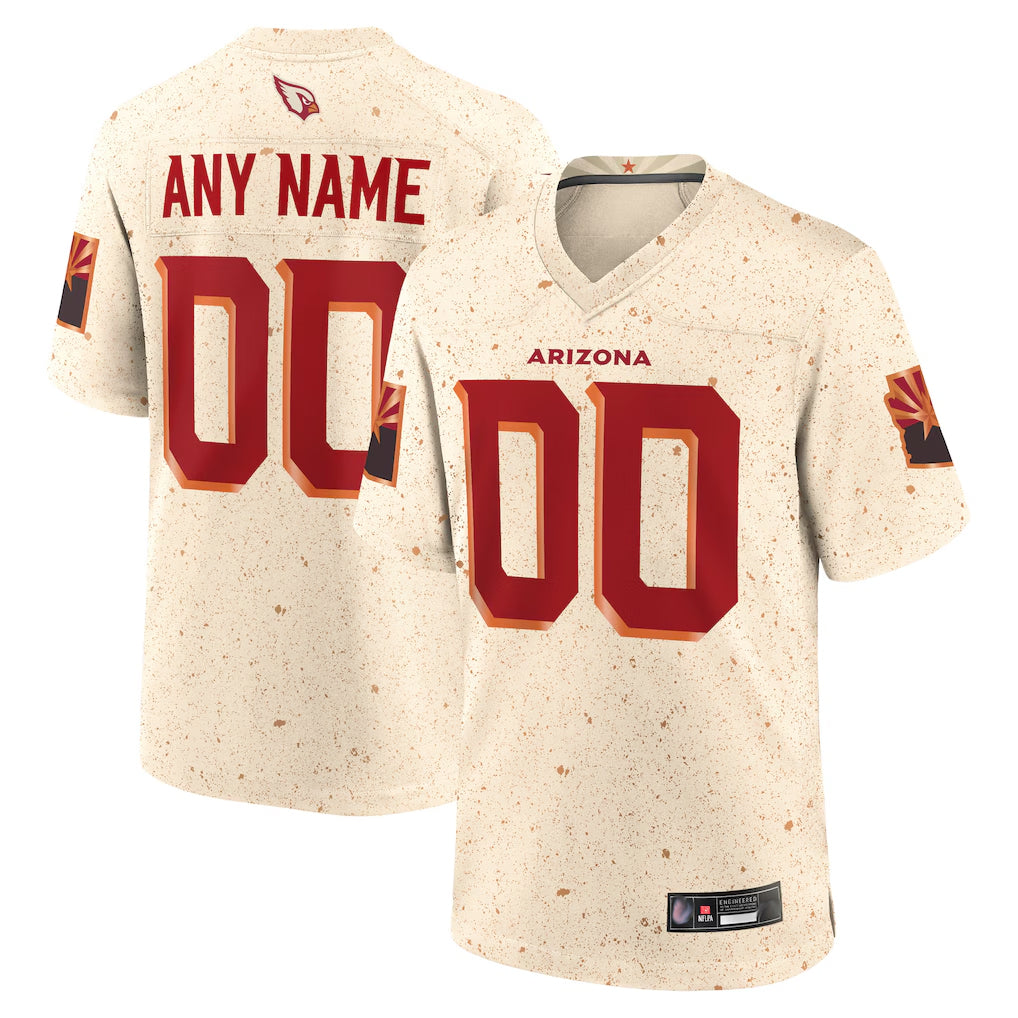 tocy Custom A.Cardinals Cream Rivalries Collection Home Game Stitched Jerseys