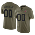 tocy Custom A.Cardinals Olive Salute To Service Limited Game Stitched  Jerseys